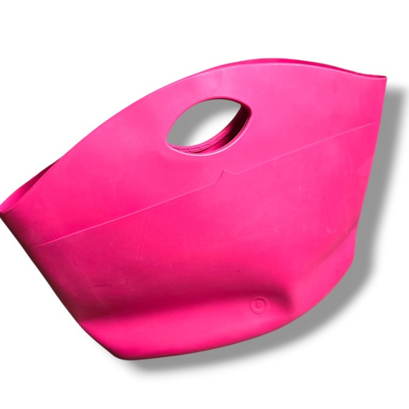 Hunter X Target Rubber Tote Bag Pink Waterproof‎ Beach Pool Travel Carryall - Picture 2 of 6